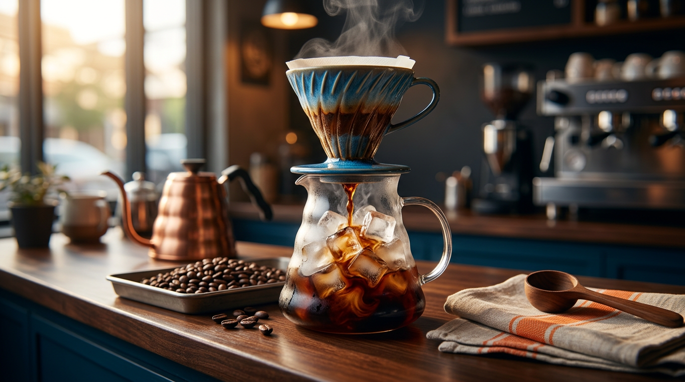 Japanese Iced Coffee: Why Flash Brew Beats Cold Brew